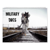 Actieve dienst militaire honden kalender (Hoes)