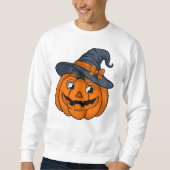 Actieve Halloween Pumpkin Mannen Trui (Voorkant)