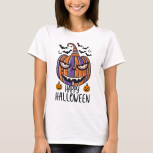 Actieve Happy Halloween vrouwen T-shirt