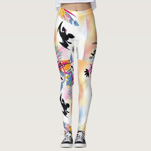 actieve leggings draag (Voorkant)