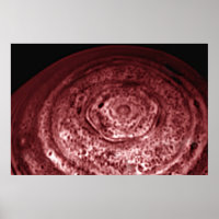 Actieve Noordpool van Saturnus 52 x 35 (52 x 35)