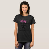 Actieve oma doet Pilates T-shirt (Voorkant volledig)
