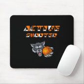 Actieve Schutter Basketbal 1 Muismat (Met muis)