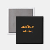 Actieve schutter basketbal 4 magneet (Voorkant / Achterkant)