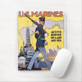 Actieve service op land en Zee Muismat (Met muis)