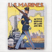 Actieve service op land en Zee Muismat (Voorkant)