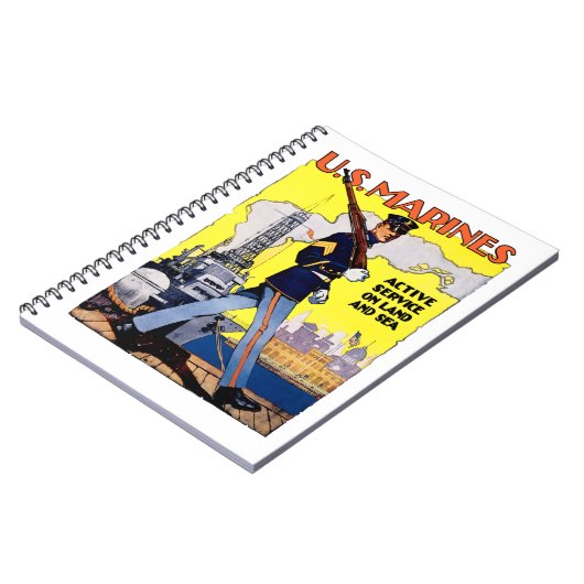 Actieve service op land en Zee Notitieboek (Linkerzijde)