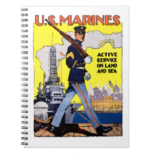 Actieve service op land en Zee Notitieboek