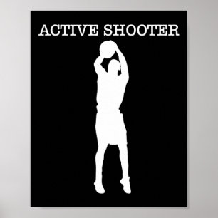 Actieve shooter door sketbyll liefhebbers poster