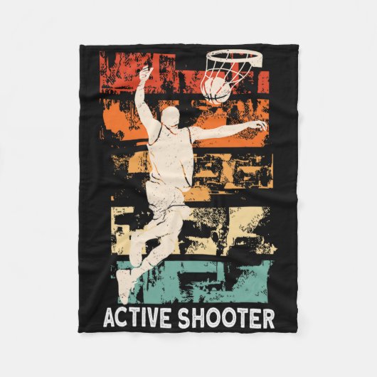 Actieve Shooter Fun van sketbyll Sarcasme Fleece Deken (Voorkant)
