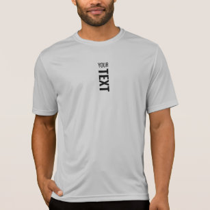 Actieve-slijtsport-concurrent Silver Mannen Sjablo T-shirt
