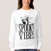 Actieve Spooky Vibes, Halloween Vrouwen Trui (Voorkant)