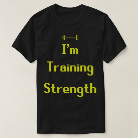 ACTIEVE TRAININGSSTERKTE T-SHIRT (Design voorkant)