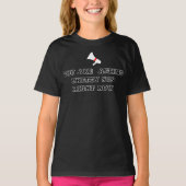 acting pretty with the sentence & the basic fornt t-shirt (Voorkant)