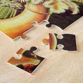  Actiniae Puzzle door Ernst Haeckel Legpuzzel (Zijkant)