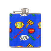 Action Cartoon Super Hero Flask Heupfles (Voorkant)