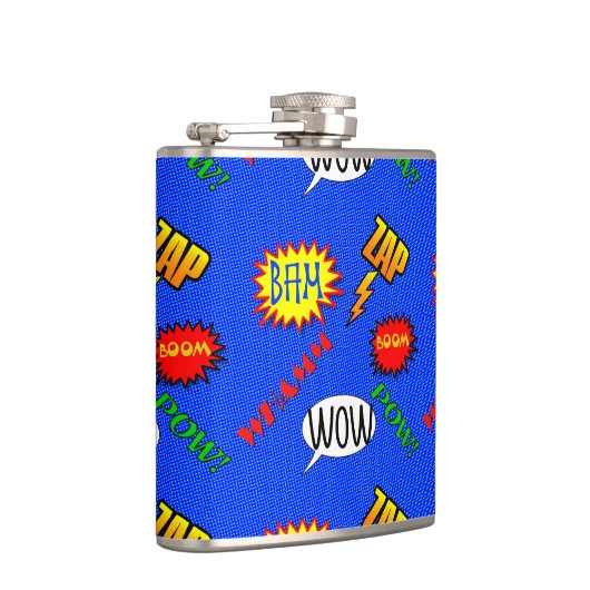 Action Cartoon Super Hero Flask Heupfles (Rechts)