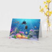 Action Cats! Card Kaart (Gele Bloem)