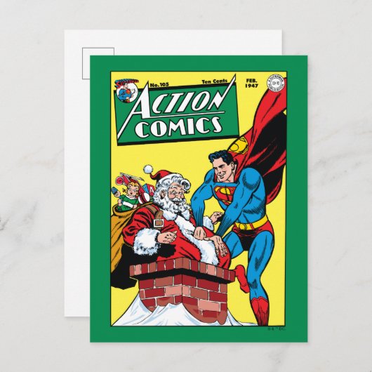 Action Comics #105 Briefkaart (Voorkant / Achterkant)