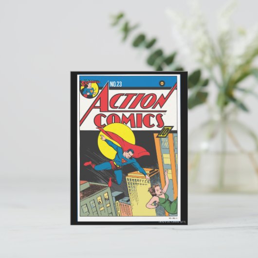 Action Comics #23 Briefkaart (Staand voorkant)