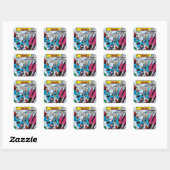 Action Comics #252 Vierkante Sticker (Vel)
