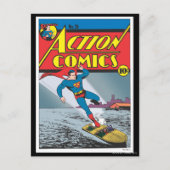 Action Comics #25 Briefkaart (Voorkant)