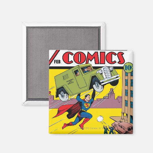 Action Comics #33 Magneet (Voorkant / Achterkant)