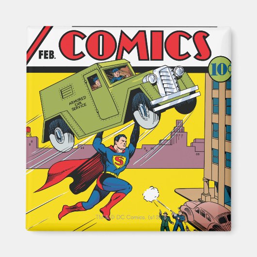 Action Comics #33 Magneet (Voorkant)