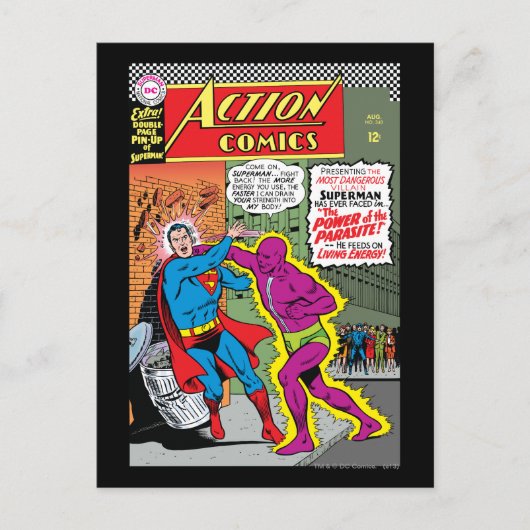 Action Comics #340 Briefkaart (Voorkant)