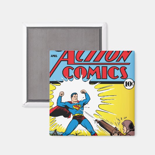 Action Comics #35 Magneet (Voorkant / Achterkant)