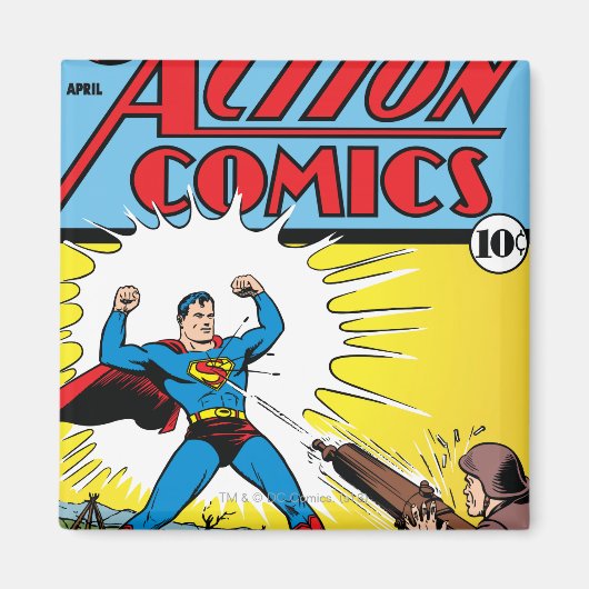 Action Comics #35 Magneet (Voorkant)