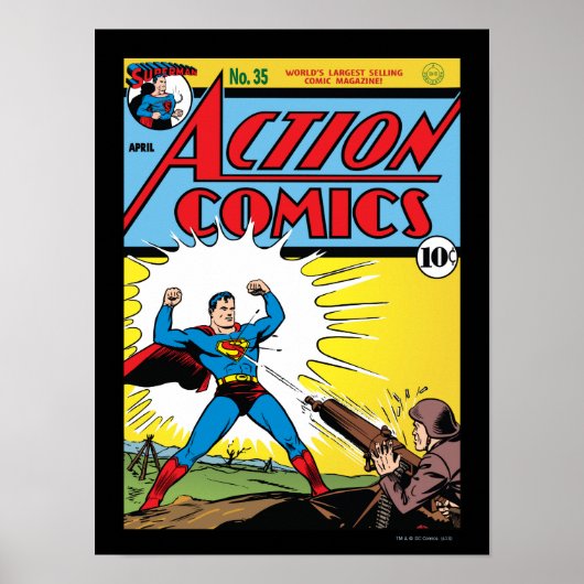 Action Comics #35 Poster (Voorkant)