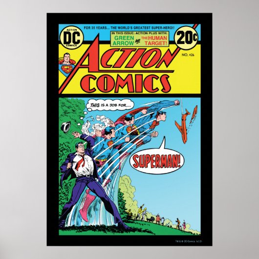 Action Comics #426 Poster (Voorkant)