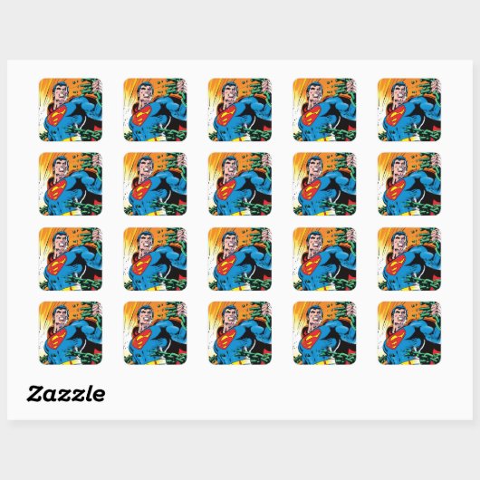 Action Comics #485 Vierkante Sticker (Vel)