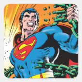 Action Comics #485 Vierkante Sticker (Voorkant)
