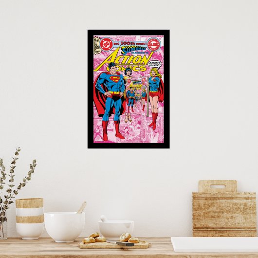 Action Comics #500 okt. 1979 Poster (Keuken)