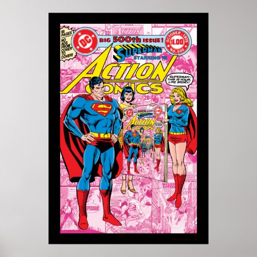 Action Comics #500 okt. 1979 Poster (Voorkant)