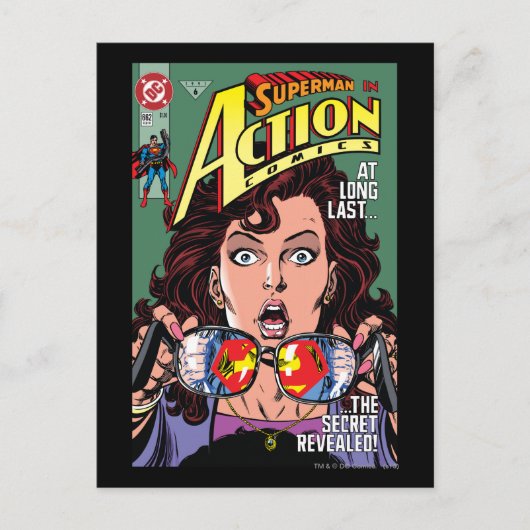 Action Comics #662 feb 91 Briefkaart (Voorkant)