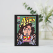 Action Comics #662 feb 91 Briefkaart (Staand voorkant)