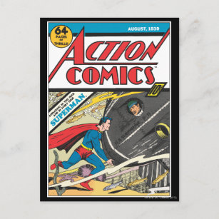 Action Comics - augustus 1939 Briefkaart