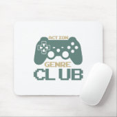Action Genre Club-Gaming-Gamer-Game-Funny Muismat (Met muis)