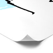 Action Gnome in Garden Center Poster (Hoek)