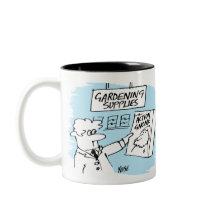 Action Gnome in Garden Center