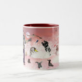 Action Lee Marie's Creative Design Two-Tone Coffe Tweekleurige Koffiemok (Center)