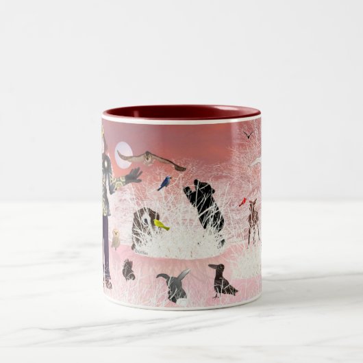 Action Lee Marie's Creative Design Two-Tone Coffe Tweekleurige Koffiemok (Center)