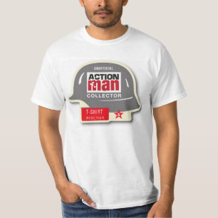 Action Man German Helmet retro design T-shirt