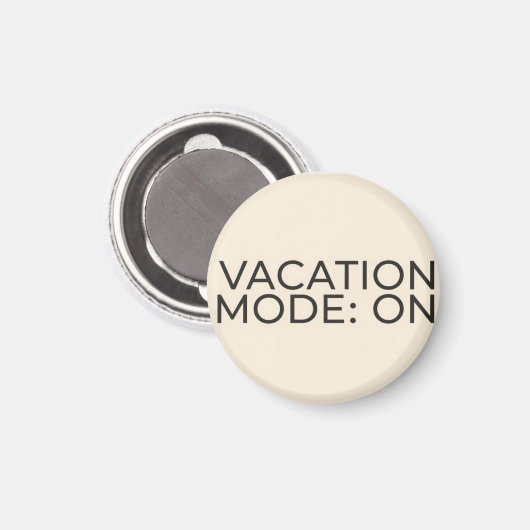 Action Mode On – Motivational Fridge Magnet (Voorkant / Achterkant)