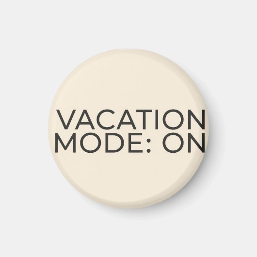 Action Mode On – Motivational Fridge Magnet (Voorkant)