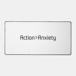 Action Over Anxiety Minimalist Large Bureaumat