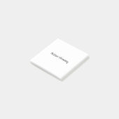 Action Over Anxiety Minimalist Post-It Notes (Schuin)